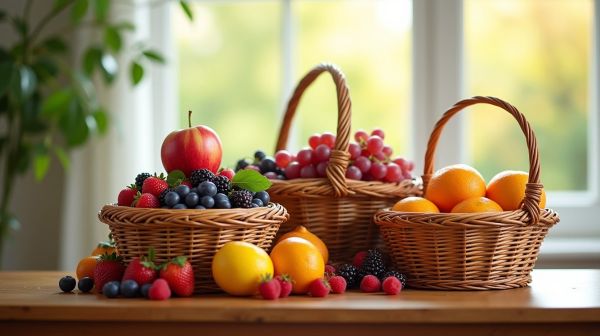 Les meilleures corbeilles de fruits de saison pour bureau à commander